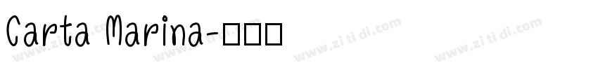 Carta Marina字体转换